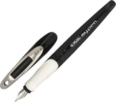 Image de Stylo plume Herlitz 10999746 my.pen - plume M, noir/blanc