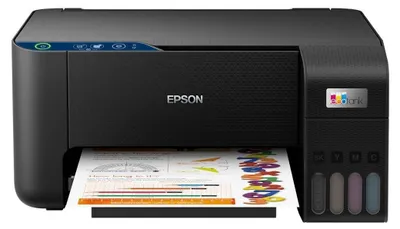Produktbild von Epson EcoTank L3231, Tintenstrahl, Farbdruck, 5760 x 1440 DPI, A4, Direktdruck, Schwarz
