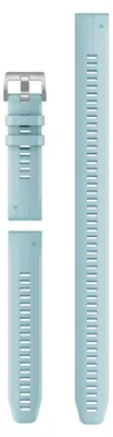 Produktbild von Garmin Quickfit® 22 Mm Silikonarmband Silber Silber One Size