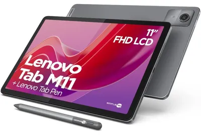 Produktbild von Lenovo Tab M11, 27,9 cm (11"), 1920 x 1200 Pixel, 128 GB, 4 GB, Android 13, Grau