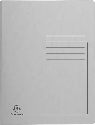Produktbild von Exacompta Spiralhefter 240231E DIN A4 Karton grau