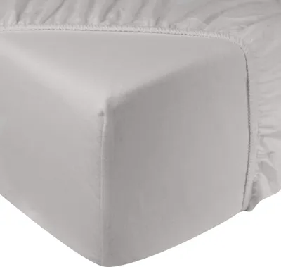 Produktbild von DoubleDry Flanell Spannbettlaken 90x200 cm - 100% Baumwolle - Spannbetttuch - 28 cm Steg - Ecru