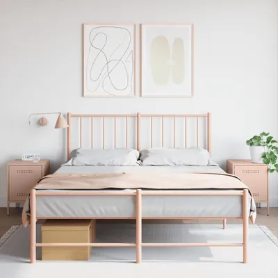 Produktbild von VidaXL 842913, Pink, Stahl, 360 mm, 390 mm, 505 mm, 2 Stück(e)