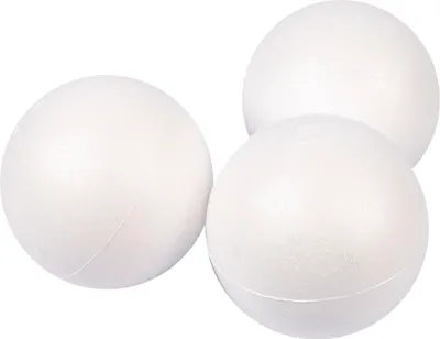 Produktbild von Styropor-Kugeln, D: 10 cm, Weiß, Styropor, 25Stck.