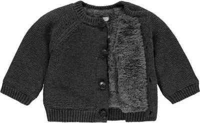 Produktbild von Noppies Strickjacke anthrazit gefüttert Dani 74