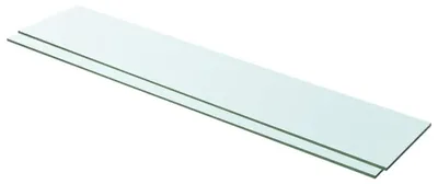 Obrázok produktu pre vidaXL Police 2 ks sklenené priehľadné 100x20 cm