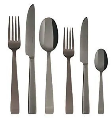 Zdjęcie produktu dla Sambonet Flat Edelstahl/PVDschwarz Besteck 72tlg.Mono S0015-S00019-62712B79