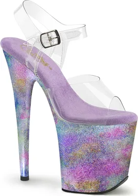 Produktbild von FLAMINGO-808NEB Damen Sandale von Pleaser, Transparent EU 38, US 8