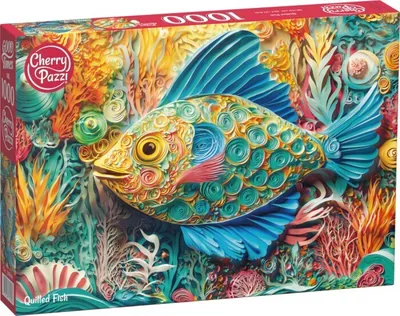 Produktbild von Puzzle 1000 CherryPazzi Quilled Fish 30806