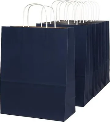 Zdjęcie produktu dla Torba Papierowa Na Prezent Pakiet 180x80x225 GRANATOWA 10 szt