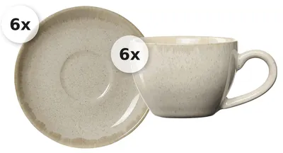 Produktbild von Espressotassen-Set 12 tlg. Sahara creme