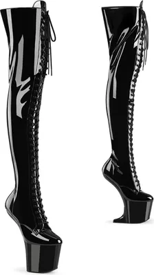 Produktbild von CRAZE-3023 Damen Boots von Pleaser, Schwarz EU 37, US 7