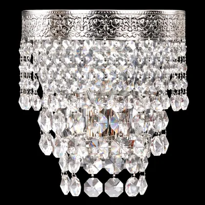Produktbild von Wandleuchte Wandlampe Wandleuchten Lüster Wand Lampen Kristall Silber