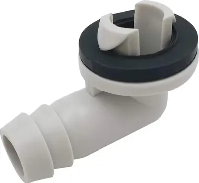 Obrázek produktu pro Přípojka pro přívod vzduchu a vzduchu, plastová, 0,6 palce/15 mm, 46 mm