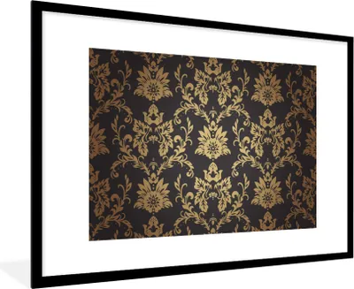 Produktbild von MuchoWow® Gerahmtes Poster Blumen - Licht - Vintage 90x60 cm - Poster mit Schwarzem Bilderrahmen Wandposter Rahmen Foto Bilder - Wanddekoration - Fotos