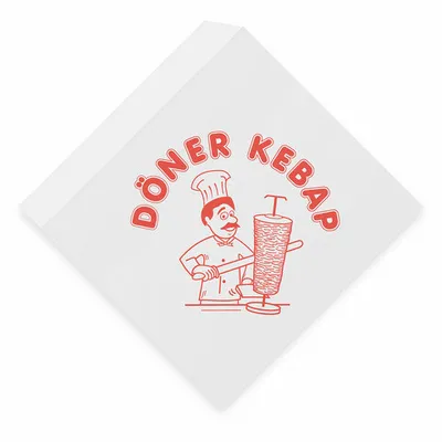 Produktbild von 500x Kebapbeutel 16 x 16 cm oben und 1x seitlich offen