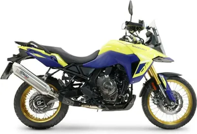 Image de Système d'échappement Slip-On en acier inoxydable homologué GPR Furore-X pour Suzuki V-STROM DL 800 DE/SE