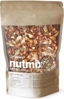 Produktbild von GymBeam - Nutmix 500 g ohne Geschmack