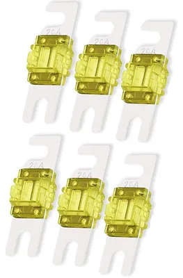 6 Stück 20A Mini ANL Sicherungen für Kfz & Marine