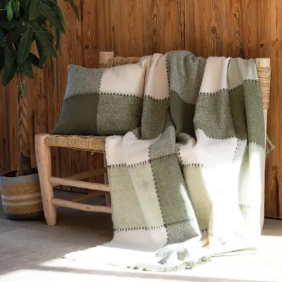 Produktbild von Kariertes Plaid in Mohair-Optik