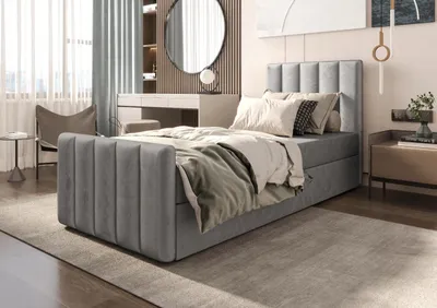 Produktbild von B&B Home Boxspringbett AdelleV 100x200 cm – mit Bettkasten