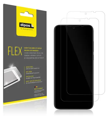 Produktbild von 2x Schutzfolie für Philco Hit P10 Folie, 100% Displayabdeckung, dipos Flex