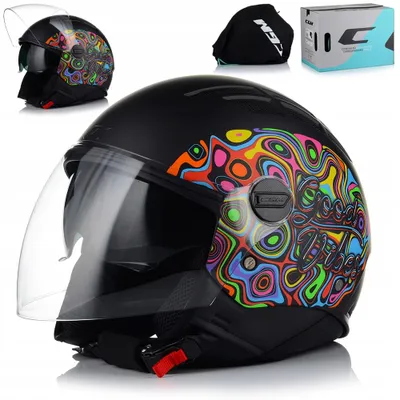 Produktbild von CGM 116 Jethelm Mit Sonnenblende Und Belüftungssystem | Rollerhelm Motorradhelm Chopperhelm | ECE 22.06 | S (55-56 cm)