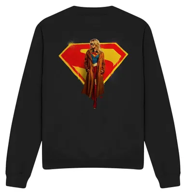 Immagine prodotto di Felpa Supergirl, unisex, per uomo/donna, modello TV41331 (taglia L), colore nero