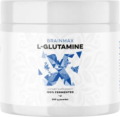 Zdjęcie produktu dla BrainMax L-Glutamine, L-Glutamina 500 g