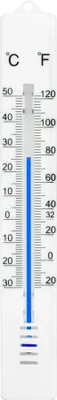 Image de Thermomètre mural/de jardin, plastique intérieur/extérieur, 17 cm.