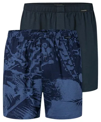 Produktbild von Schiesser 2er Pack Single Jersey Boxershorts Lockere Passform, Elastisches Material, Weiche Single Jersey Qualität