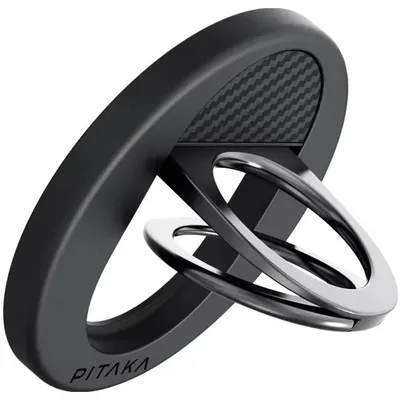 Obrázok produktu pre Držiak na magnetický prstenec Pitaka pre telefón MagEZ Grip 3 Čierny