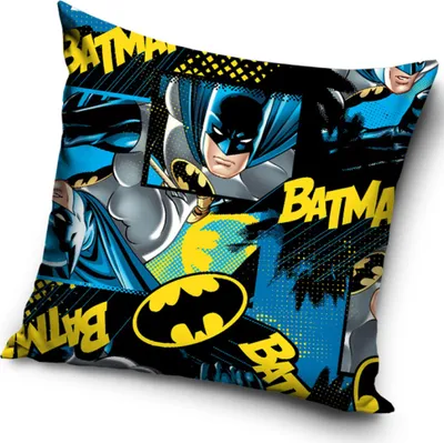 Produktbild von Batman Kissenbezug 40x40cm Comic Samt DC Deko Kissen