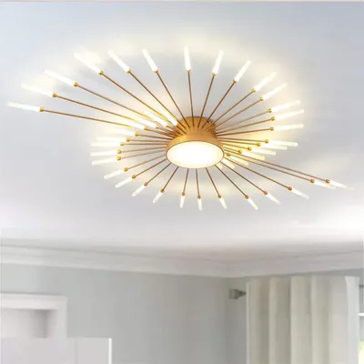 Produktbild von RRBEST LED Deckenleuchte Wohnzimmer,Wohnzimmerlampe Moderne Minimalistische Deckenlampe Innen Dekorative Deckenbeleuchtung für Wohnzimmer, Schlafzimme