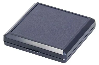 Produktbild von Münz-Etui mit Patenteinlage zum Eindrücken für Münzen bis Ø 50 mm, blau