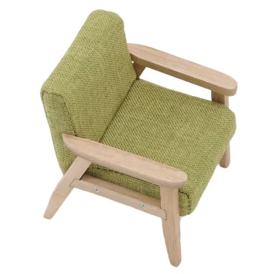 Imagen del producto de Sofá para casa de muñecas, sofá en miniatura, muebles para casa de muñecas, sofá en miniatura para casa de muñecas, sofá para casa de muñecas a escala 1:12, accesorios para casa de muñecas