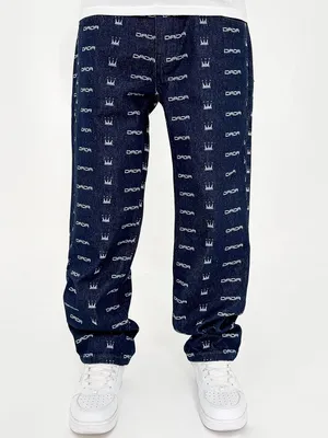 Produktbild von DADA Supreme Loose Fit Jeans mit DADA All Over Print Größe: 38W / 32L