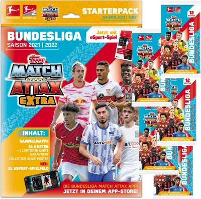 Image de Topps - Match Attax EXTRA 2021/22 - 1 starter + 5 boosters