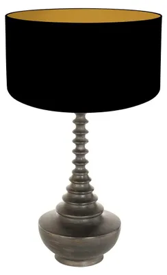 Productafbeelding van Tafellamp Bois zwart 65cm