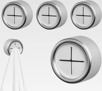 Produktbild von Handtuchhalter | Wandhaken für Küchentücher, Aufkleber für Küchentücher und Handtücher im Schrank Badezimmer Dusche