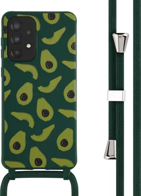Produktbild von imoshion SilikonHülle design mit Band Samsung Galaxy A33 - Avocado Green