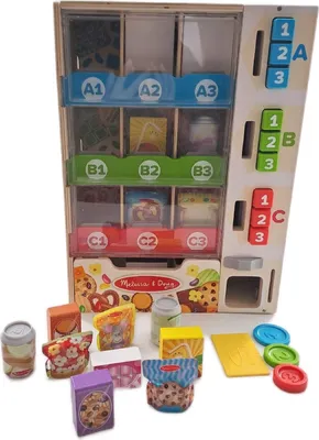 Produktbild von Melissa Doug Verkaufsautomaten Spielset Holz Sortieren Auffüllen Ps Spaß
