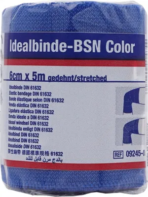 Immagine prodotto di BSN medical Benda ideale 5 m x 6 cm blu, confezione da 1 pz