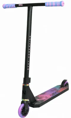 Produktbild von NKD Next Generation Stunt Scooter Schwarz Pink Leichter Freestyle-Stunt-Scooter für Anfänger mit robustem Park-Setup