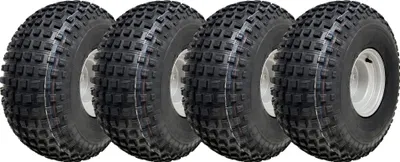 Obrázok produktu pre 22x11.00-8 Knobby ATV pneumatiky 4 Stud Rim Trailer Quad kolesá 4 palce PCD (sada 4)