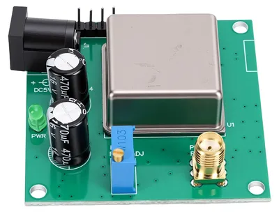 Zdjęcie produktu dla Generator częstotliwości 10 MHz OCXO z wyświetlaczem w czasie rzeczywistym, interfejsem SMA, o wysokiej stabilności, przeznaczony do systemów audio, dekoderów i jako źródło sygnałów