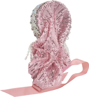 Produktbild von Hijab für Frauen, elegant, elastisch, flexibel, weich, seidig, heiße Strasssteine, Schleife, muslimisches Stirnband, Damenhut, Kopftuch, Rosa