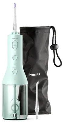 Zdjęcie produktu dla Philips Power Flosser 3000 HX3826/24 Irygator do jamy ustnej, Miętowy, 60 s, 0,25 l, Bateria, Wbudowany