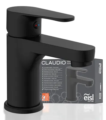 Produktbild von CLAUDIO Waschtischarmatur, Schwarz matt