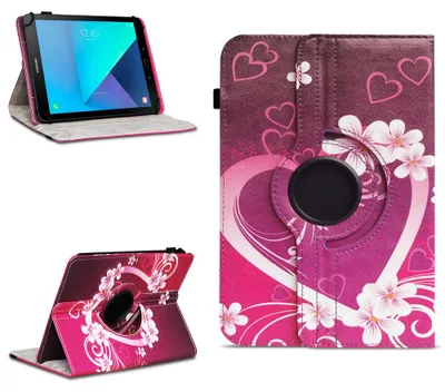 Produktbild von Tablet Hülle Samsung Galaxy Tab S3 9.7 Tasche Schutzhülle Case Cover 360 DrehbarFarben:Motiv 2